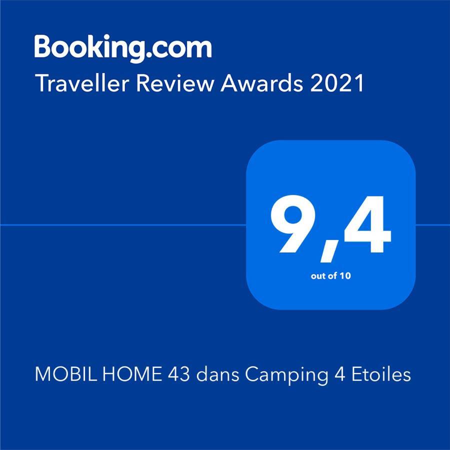 Mobil Home 43 Dans Camping 4 Etoiles Gastes Zewnętrze zdjęcie