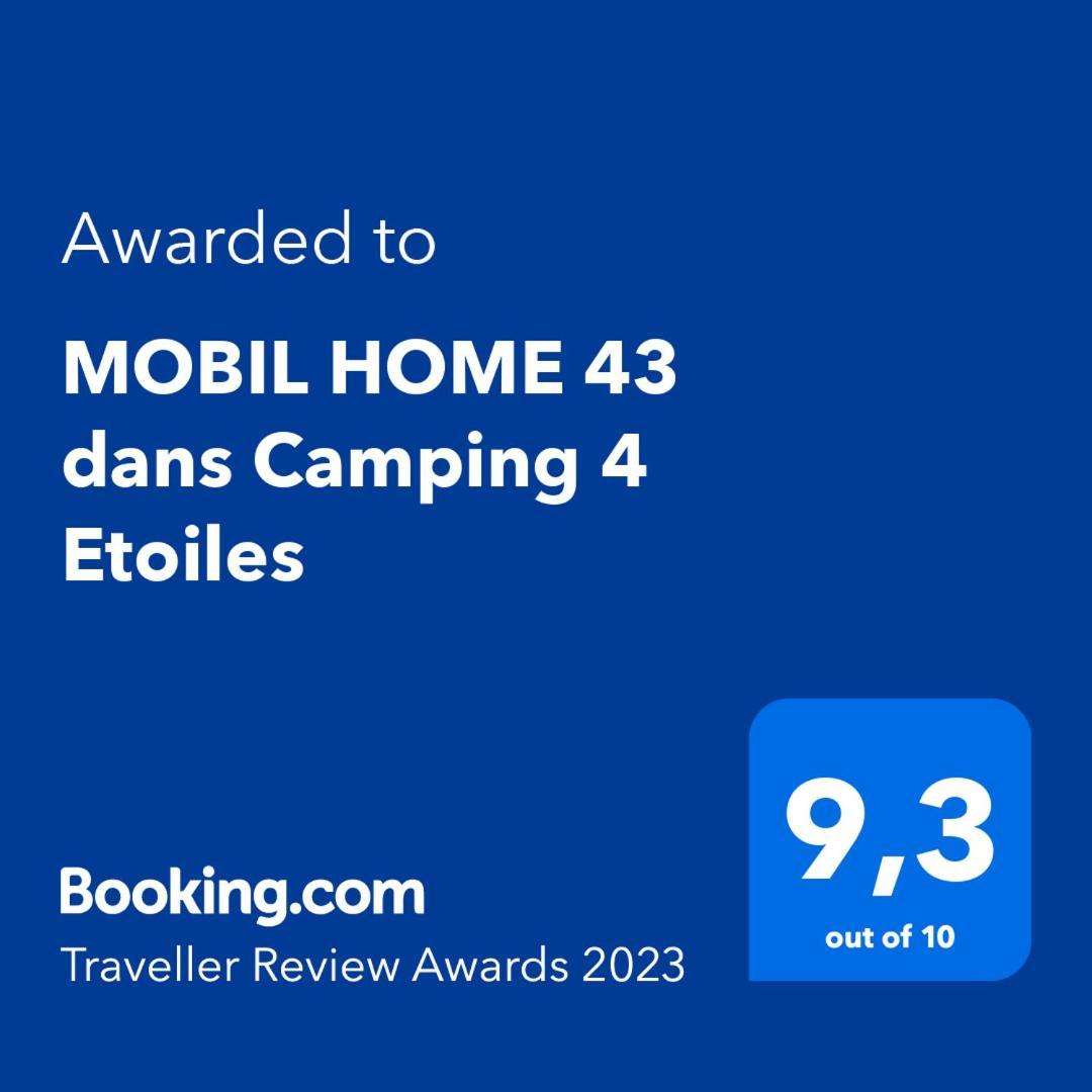 Mobil Home 43 Dans Camping 4 Etoiles Gastes Zewnętrze zdjęcie